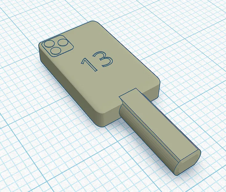 Phụ kiện điện thoại 13 cho mô hình Dummy 13 độc đáo - Image 1