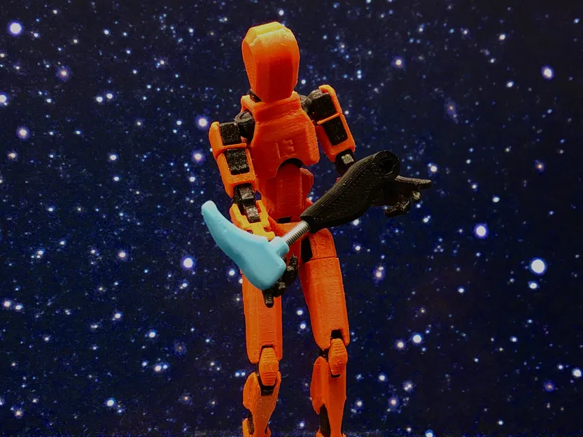 Móc khóa hình chân giả (Prosthetic leg keychain) - Image 3