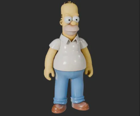 Mô hình Homer Simpson 3D - Image 1