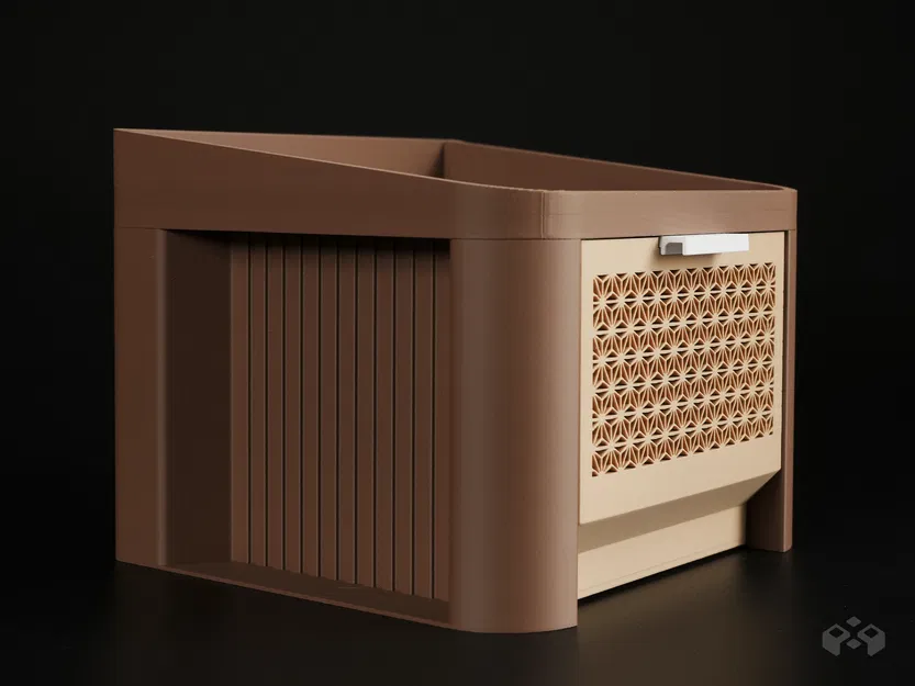 Đôn Hộc Kéo Họa Tiết Kumiko Cho iPad / Giá Đỡ Tablet - Image 3