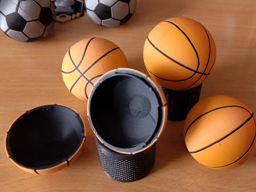 Hộp đựng hình quả bóng rổ (Basketball box) độc đáo - Image 1