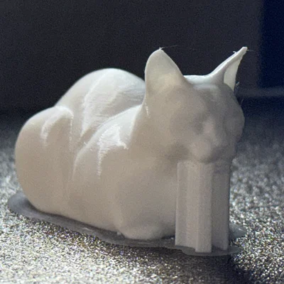 Mô hình Mèo nằm dáng bánh mì (Cat Loaf - Mắt nhắm)