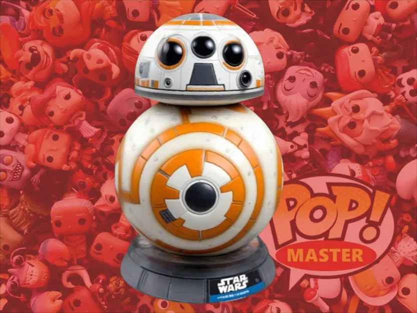Mô hình BB-8 phong cách Funko Pop - File in 3D chất lượng cao - Image 1
