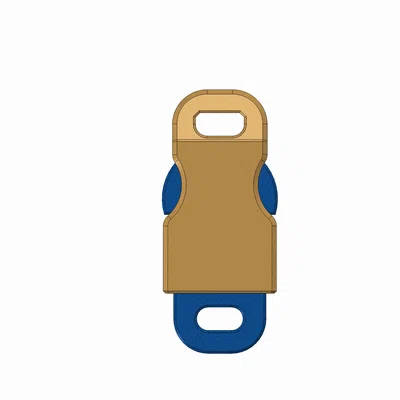 Khóa nhựa Plastic Buckle v2: (Chịu lực gấp đôi)