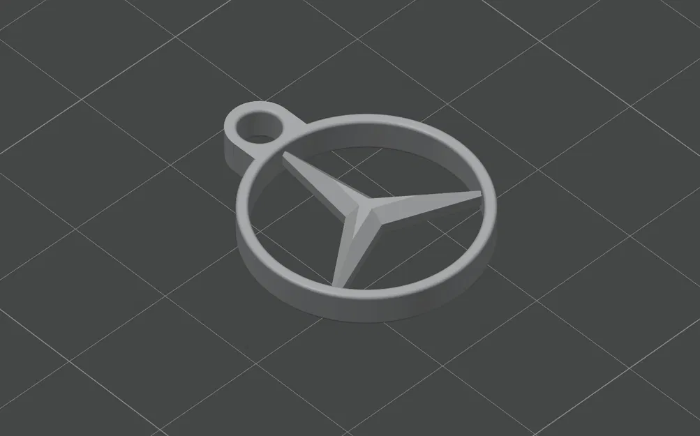 Móc khóa logo Mercedes-Benz in 3D nhỏ gọn, tinh tế - Image 5