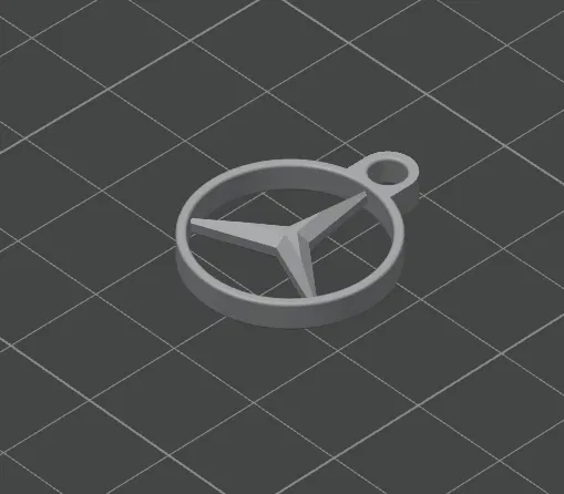 Móc khóa logo Mercedes-Benz in 3D nhỏ gọn, tinh tế - Image 6