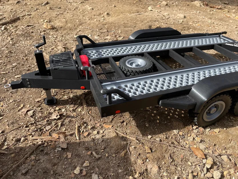 BlackCrow Car Trailer 1:8 scale - Xe moóc chở xe điều khiển cực chất - Image 1