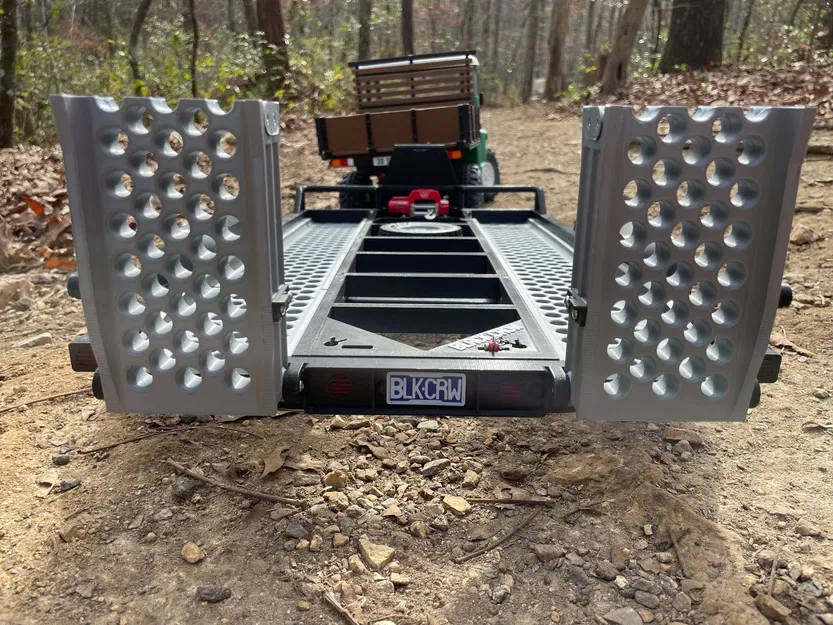 BlackCrow Car Trailer 1:8 scale - Xe moóc chở xe điều khiển cực chất - Image 2