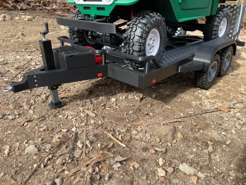 BlackCrow Car Trailer 1:8 scale - Xe moóc chở xe điều khiển cực chất - Image 3