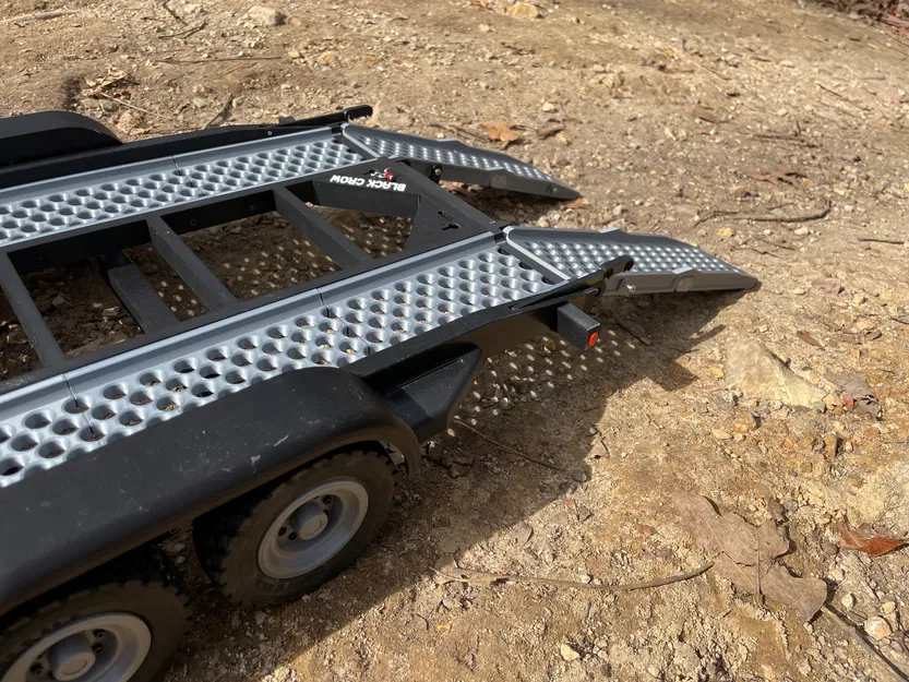 BlackCrow Car Trailer 1:8 scale - Xe moóc chở xe điều khiển cực chất - Image 5