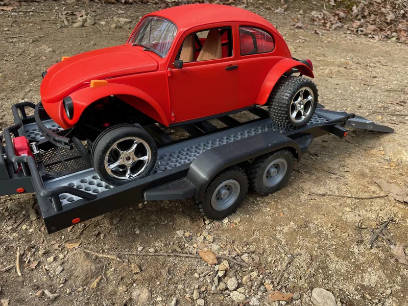 BlackCrow Car Trailer 1:8 scale - Xe moóc chở xe điều khiển cực chất - Image 6