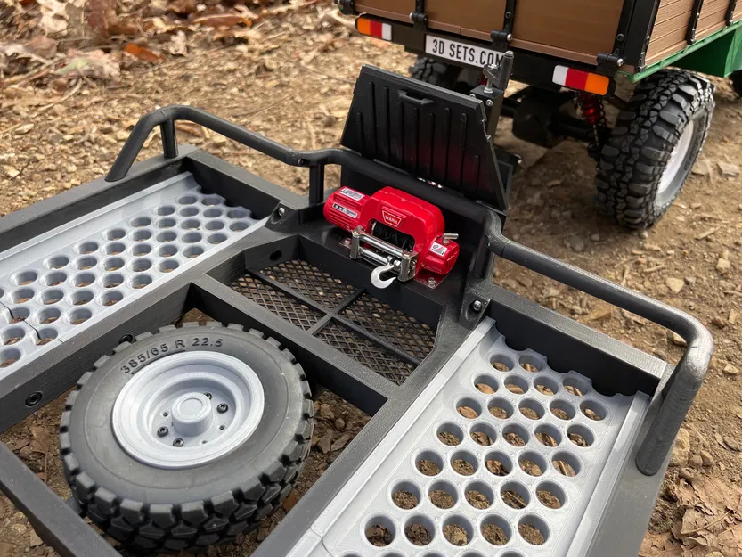 BlackCrow Car Trailer 1:8 scale - Xe moóc chở xe điều khiển cực chất - Image 8