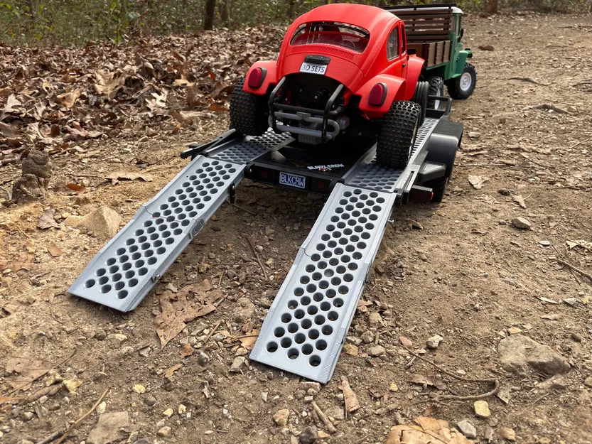 BlackCrow Car Trailer 1:8 scale - Xe moóc chở xe điều khiển cực chất - Image 9