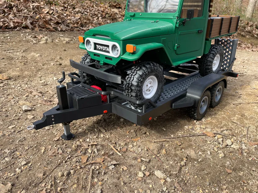 BlackCrow Car Trailer 1:8 scale - Xe moóc chở xe điều khiển cực chất - Image 10