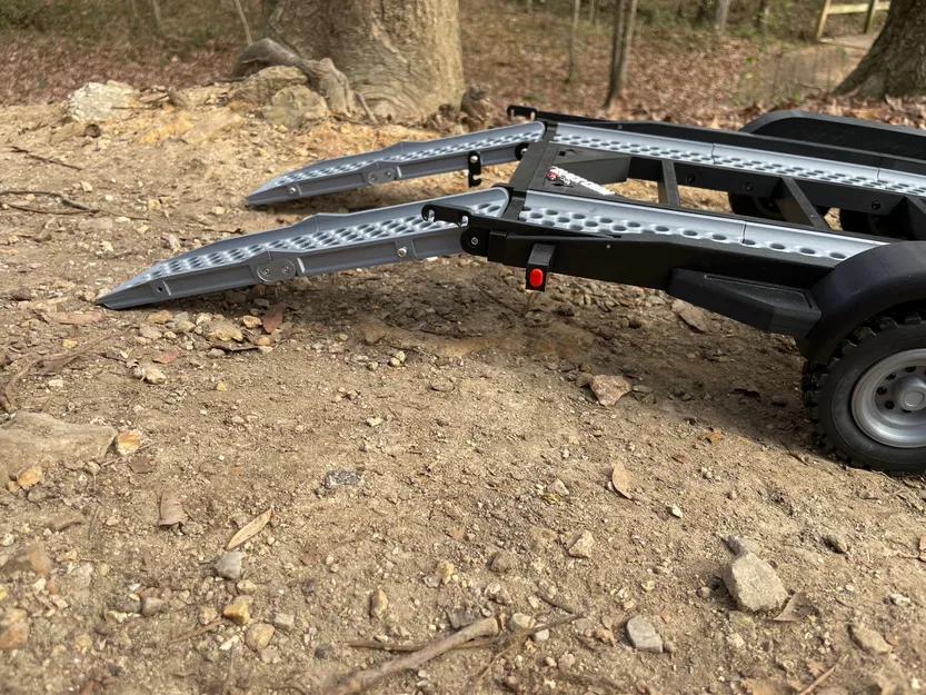 BlackCrow Car Trailer 1:8 scale - Xe moóc chở xe điều khiển cực chất - Image 11