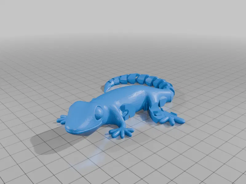Mô hình tắc kè 3D linh hoạt (Articulated Gecko) độc đáo - Image 1