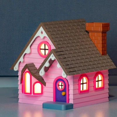 Cute Cottage - Ngôi Nhà Nhỏ - Đèn Trang Trí