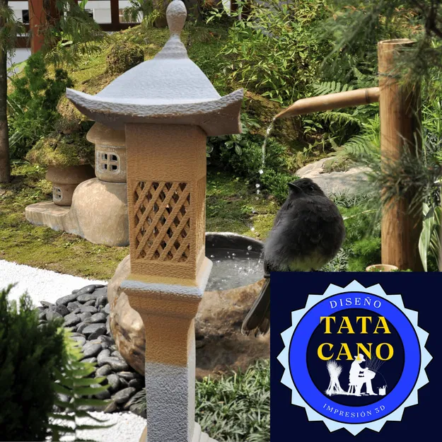 Ống Cắm Nhang Đèn Lồng Sân Vườn Kiểu Nhật - Image 2