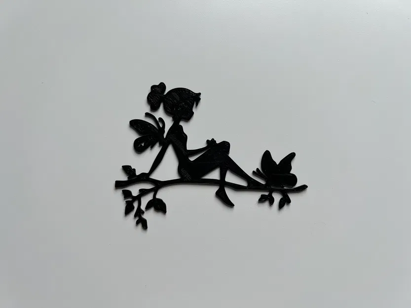 Trang trí tường 3D hình tiên nữ Fairy Wall Art #11 tinh tế - Image 1