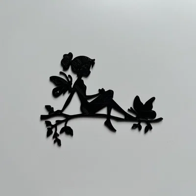 Trang trí tường 3D hình tiên nữ Fairy Wall Art #11 tinh tế