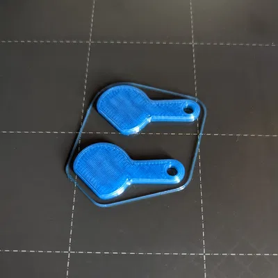 Mô hình Shopping Coin - Phụ kiện mở khóa xe đẩy siêu thị in 3D