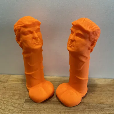Mô hình 3D chân dung Donald J. Trump độc đáo để trang trí