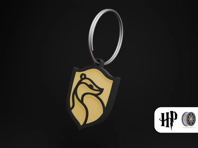 Móc khóa Hufflepuff | Nhà Harry Potter - Image 1