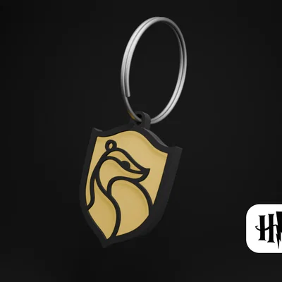 Móc khóa Hufflepuff | Nhà Harry Potter