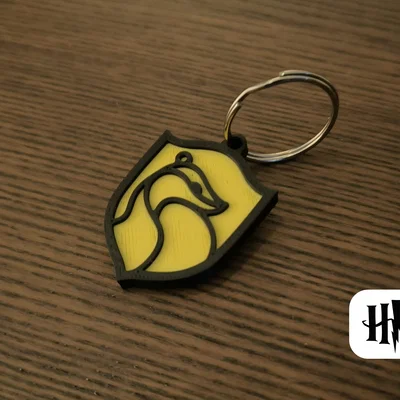 Móc khóa Hufflepuff | Nhà Harry Potter