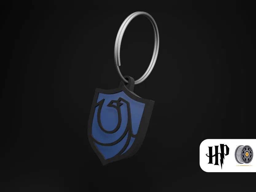 Móc khóa Ravenclaw | Harry Potter House Keychain - Image 1
