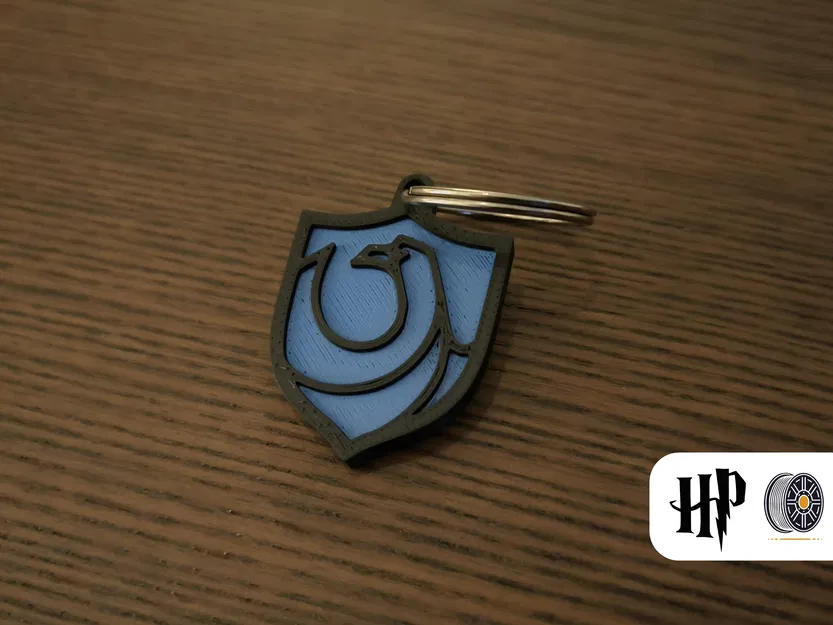 Móc khóa Ravenclaw | Harry Potter House Keychain - Image 2