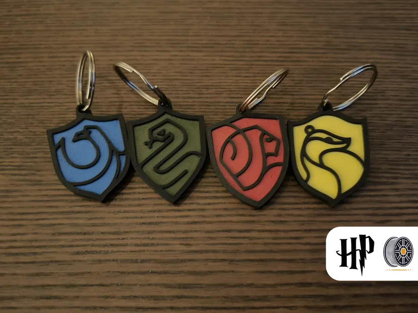 Móc khóa Ravenclaw | Harry Potter House Keychain - Image 3