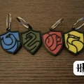 Gryffindor | Móc khóa Harry Potter House - Thumbnail 3