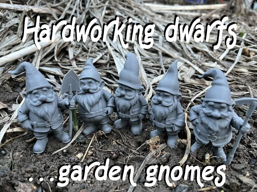 Những chú lùn chăm chỉ, gnome trang trí sân vườn - Image 1