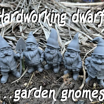Những chú lùn chăm chỉ, gnome trang trí sân vườn