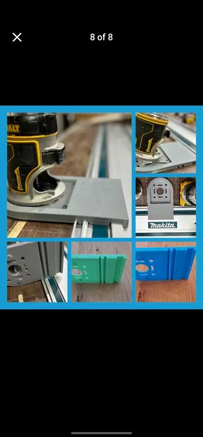 Đế chuyển đổi máy phay cầm tay Makita chạy trên ray trượt - Image 2