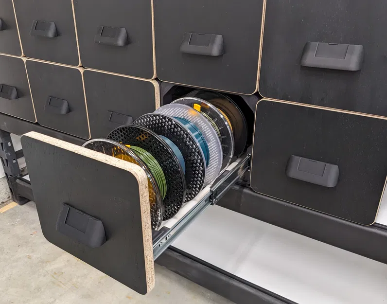 Hệ thống ngăn kéo lưu trữ sợi in 3D Modular Filament Drawer System - Image 1