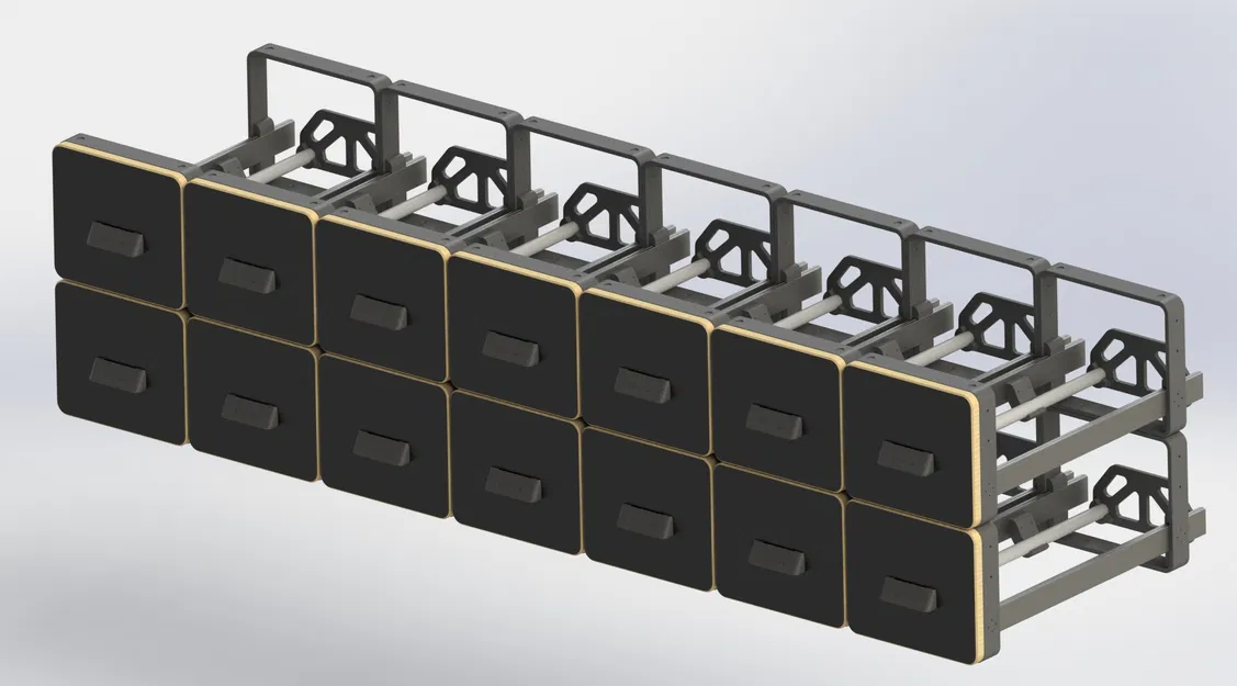Hệ thống ngăn kéo lưu trữ sợi in 3D Modular Filament Drawer System - Image 2