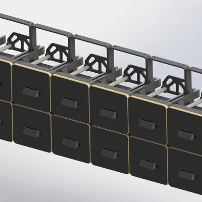 Hệ thống ngăn kéo lưu trữ sợi in 3D Modular Filament Drawer System