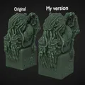 Mô hình tượng thần Cthulhu trên bệ đá - Đồ trang trí in 3D độc đáo - Thumbnail 4
