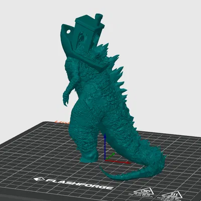 BenchZilla - Sự kết hợp độc đáo giữa Benchy và GodZilla