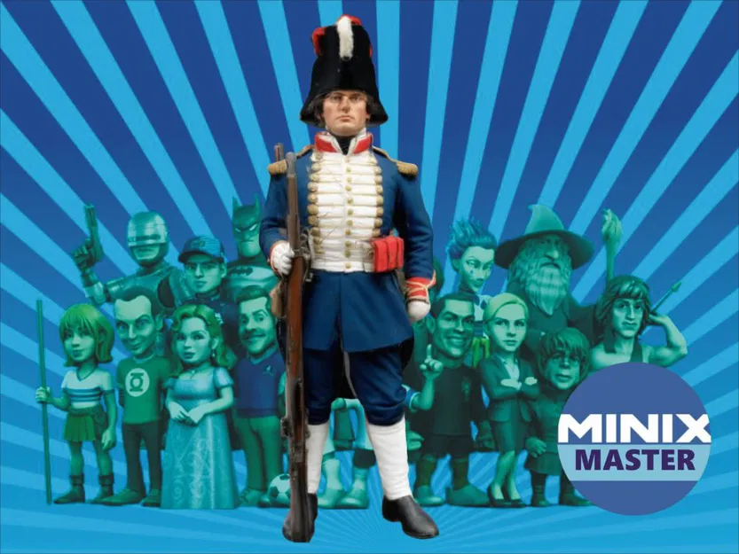 Mô hình 3D lính bộ binh Napoleon - Minix Soldier cực chất - Image 1