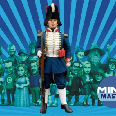 Mô hình 3D lính bộ binh Napoleon - Minix Soldier cực chất