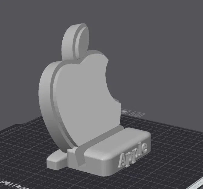 Giá đỡ điện thoại logo Apple 3D - Phụ kiện trang trí cho iFan - Image 1