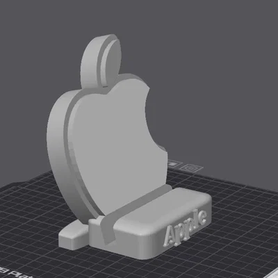 Giá đỡ điện thoại logo Apple 3D - Phụ kiện trang trí cho iFan