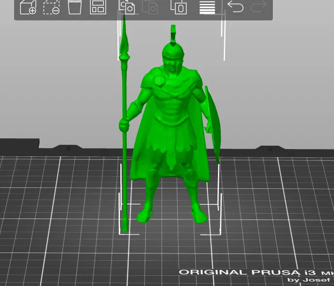 Mô hình Minix Chiến binh Spartan 3D sắc nét - Image 2