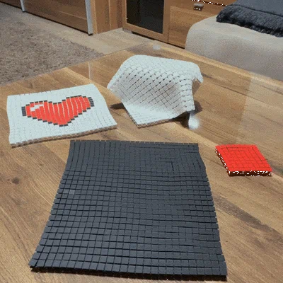 PIXEL ART CHAINMAIL - TÙY CHỈNH TẤM FABRIC MAT