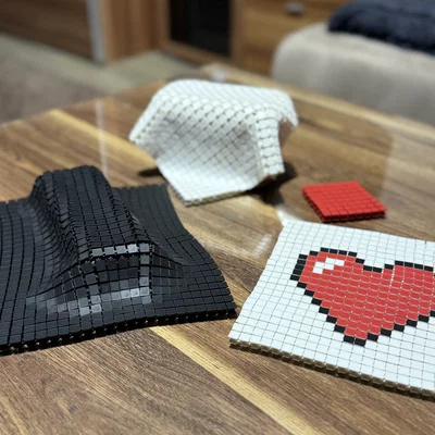 PIXEL ART CHAINMAIL - TÙY CHỈNH TẤM FABRIC MAT