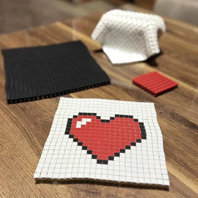 PIXEL ART CHAINMAIL - TÙY CHỈNH TẤM FABRIC MAT