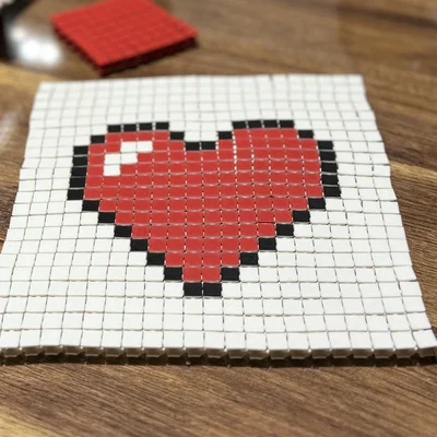 PIXEL ART CHAINMAIL - TÙY CHỈNH TẤM FABRIC MAT